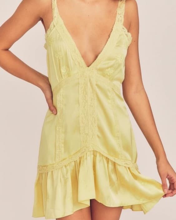 LoveShackFancy Navie Mini Dress - Image 1