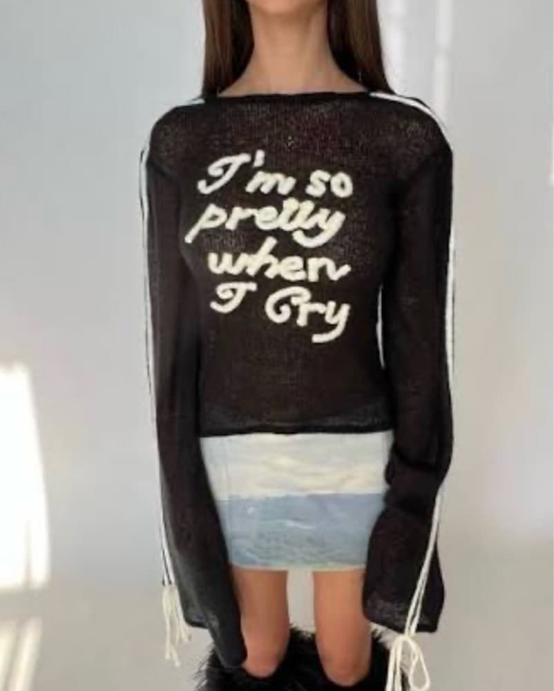 “I’m so pretty when I cry” Top - Image 6