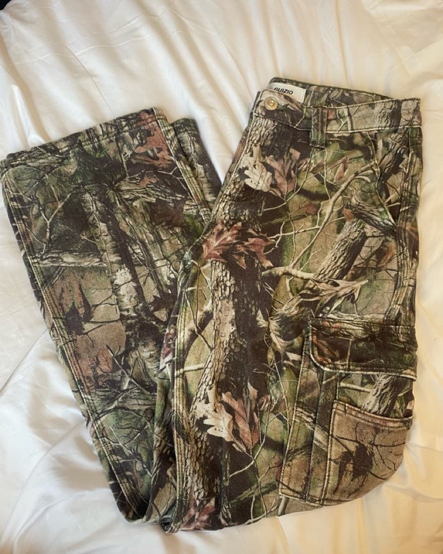 Danielle Guizio Camo Cargo Pants - Image 2