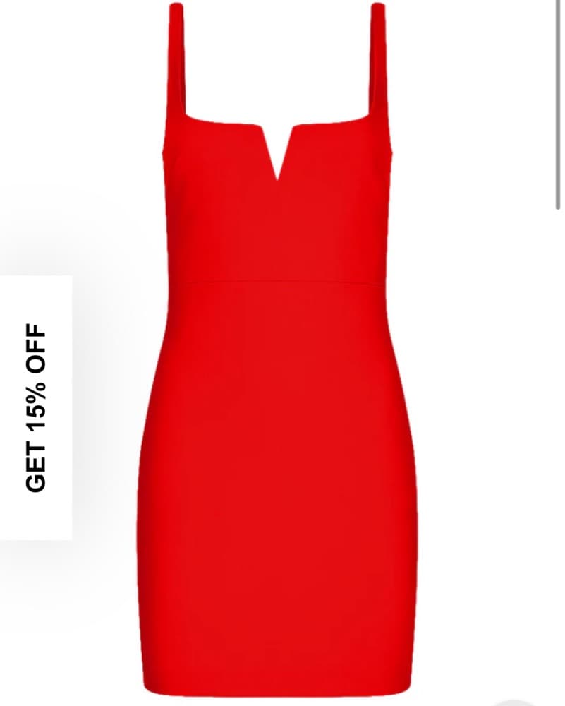 Likely Red Mini Dress - Image 3