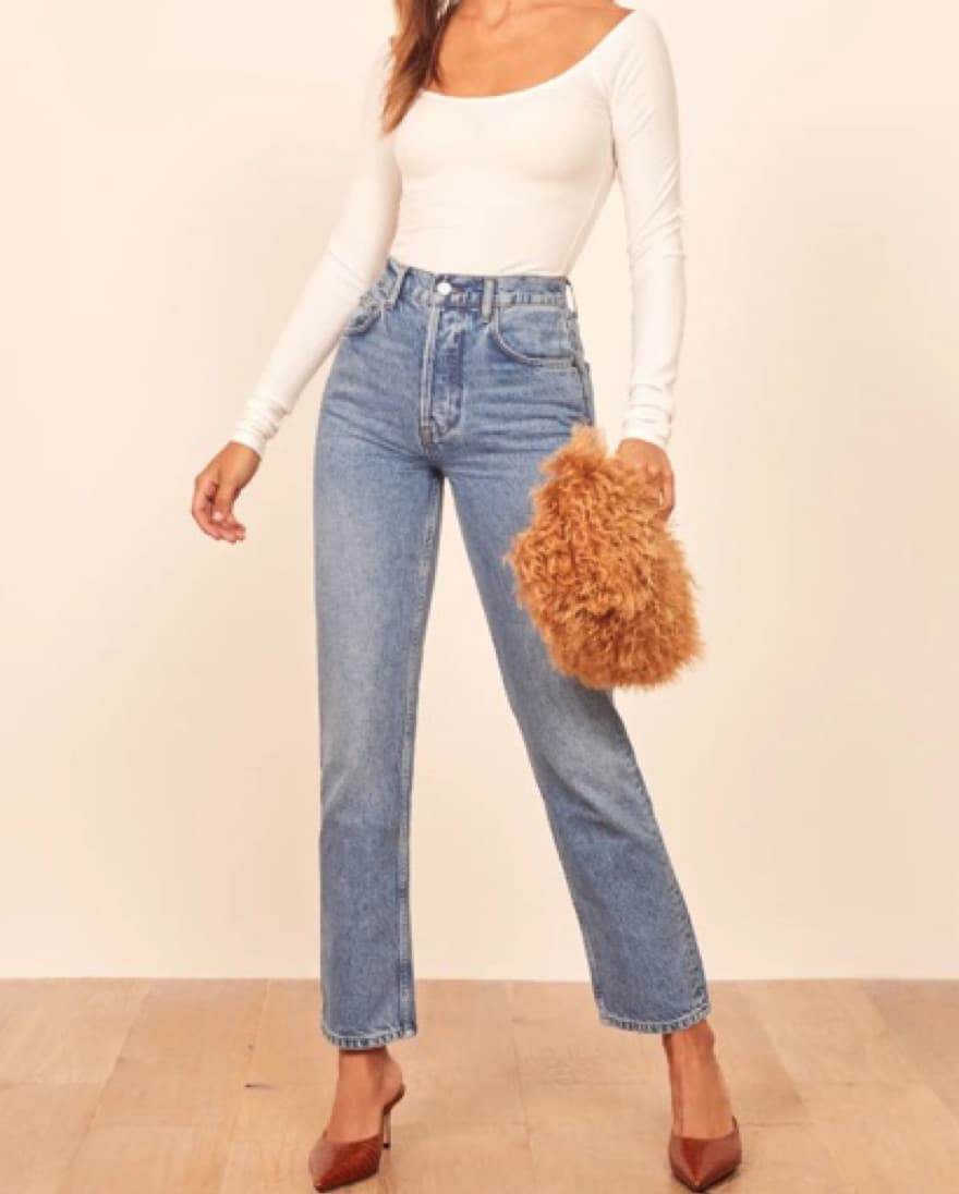 Reformation Cynthia Straight Jeans - Image 3