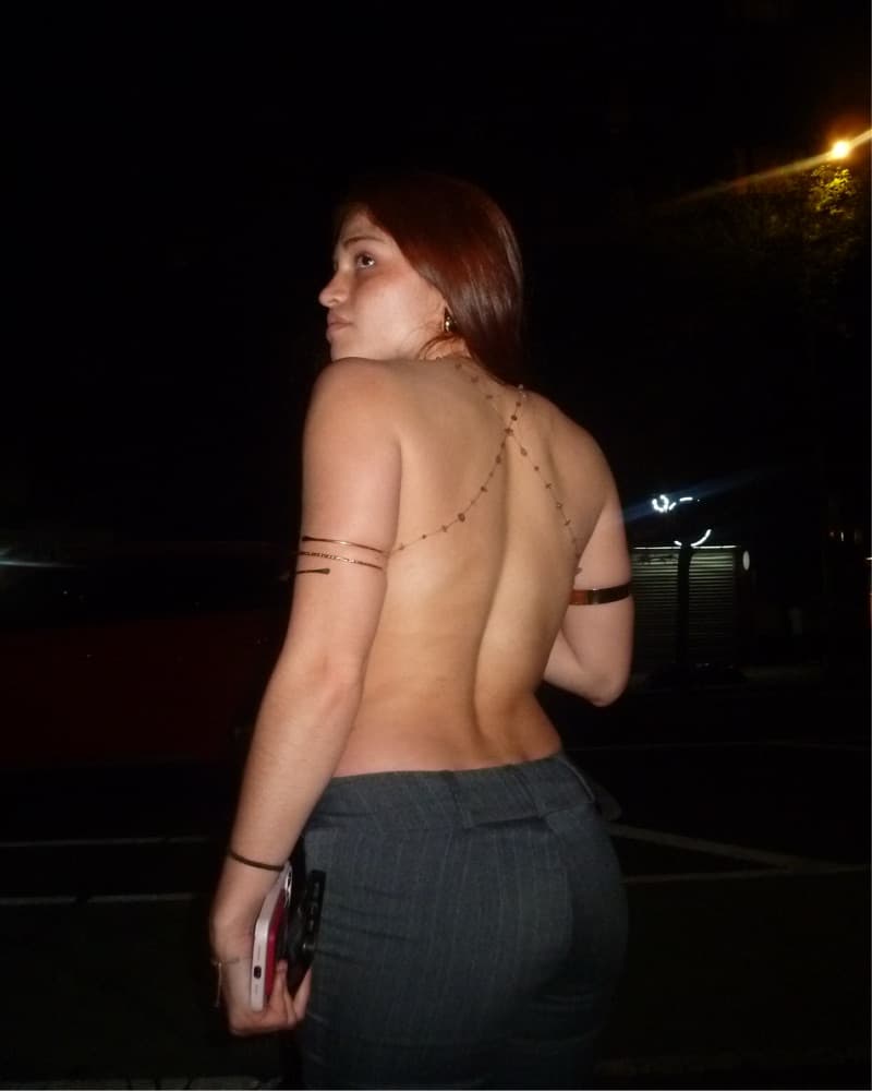Backless Cowl Top in Burgundy - Image 2