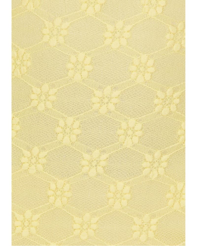 Adoni Mesh Maxi Dress in Canary Yellow - Image 4