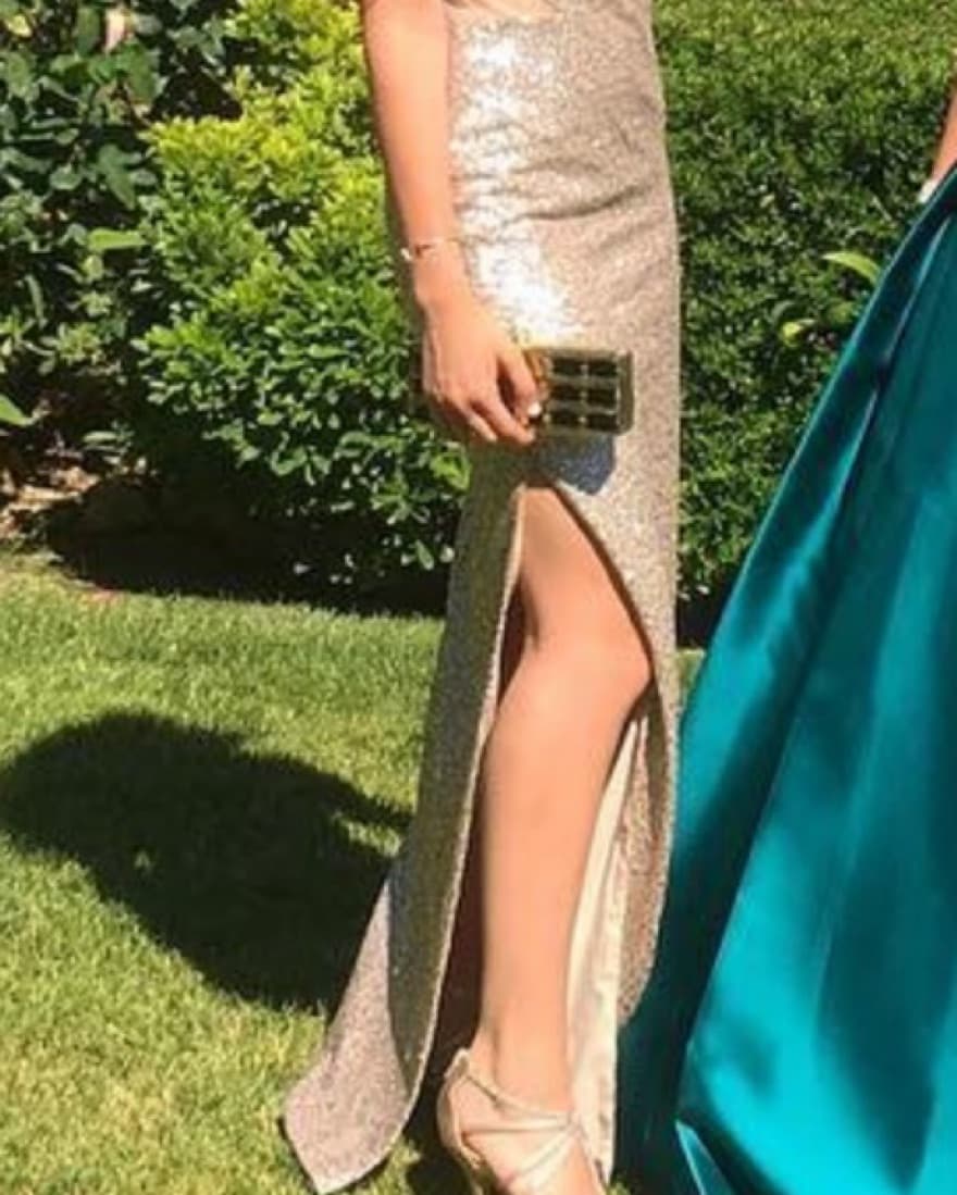 Shimmering Sequin Gown - Image 2