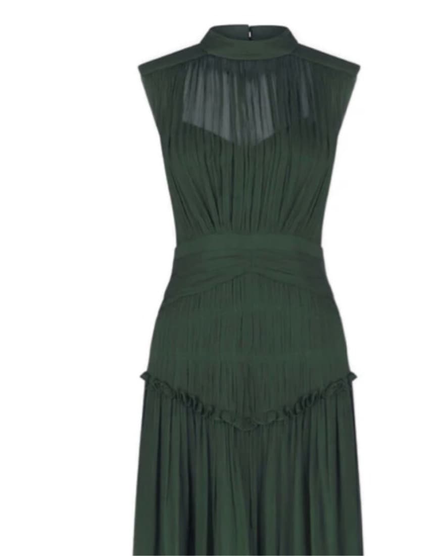 Shona Joy Clemence High Neck Midi Dress  - Image 3