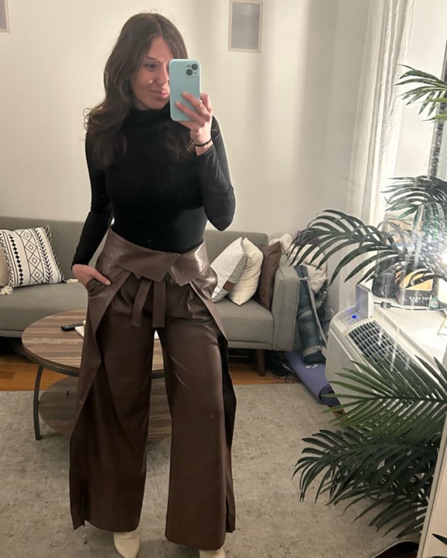 A.L.C Emilio Vegan Leather Pants - Image 2