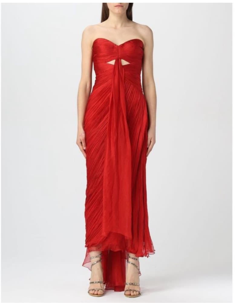 Maria Lucia Hohan Red Gown - Image 1