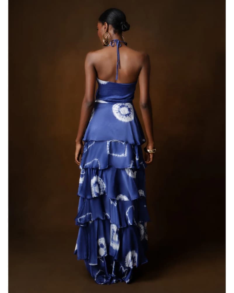 Kilentar Ire Cut-Out Halter Neck Maxi Dr - Image 3