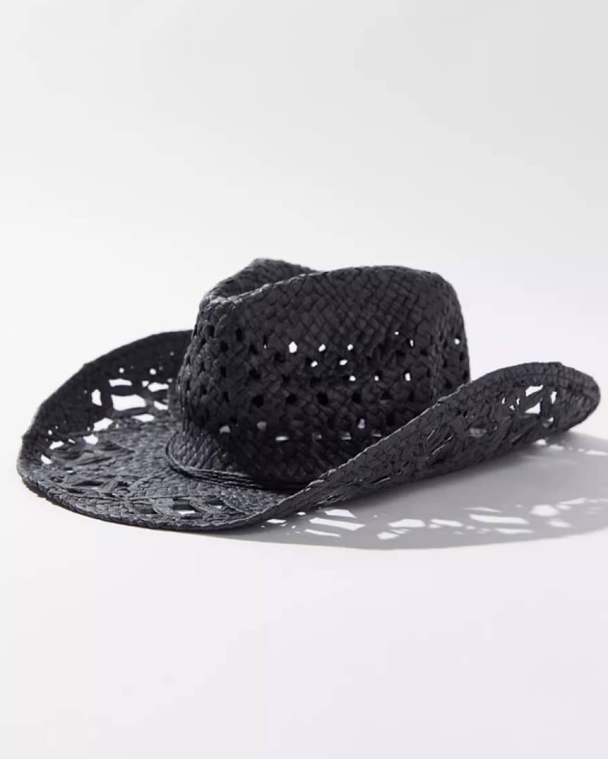 Black Cowboy Hat - Image 1