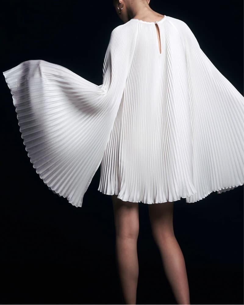 L’IDEE PALAIS MINI DRESS in IVORY  - Image 2