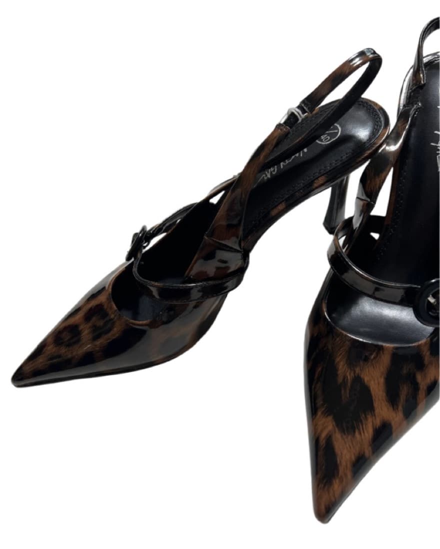 Nasty Gal - Leopard Slingback Kittens  - Image 2