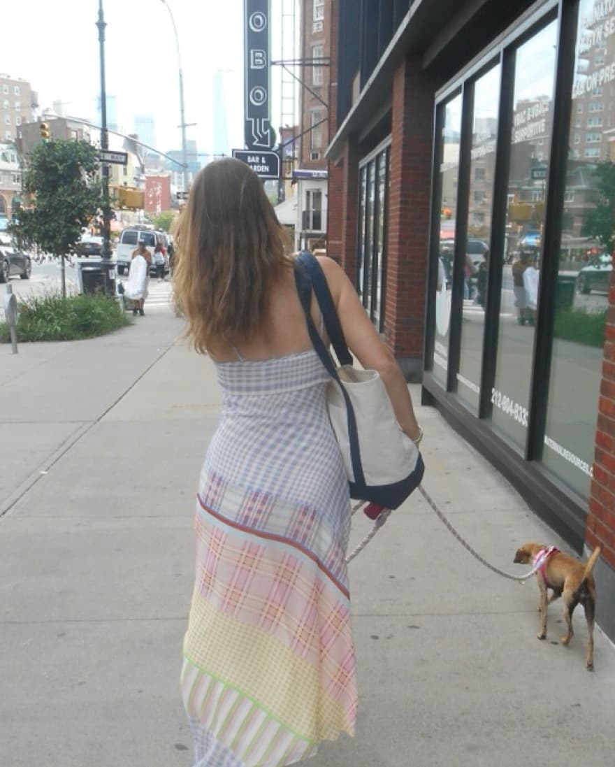 Pastel Plaid Maxi Dress - Image 1