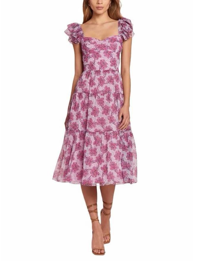 AMANDA UPRICHARD Francia Dress In Porsen - Image 1