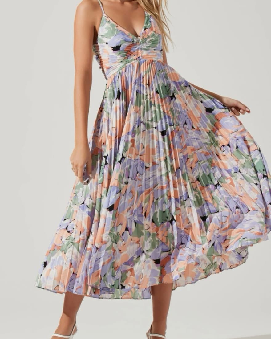 ASTR The Label Blythe Floral Dress - Image 1