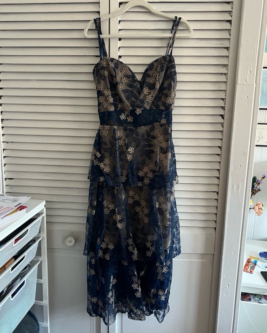 Embroidered Midi Dress | Soiéblu - Image 3