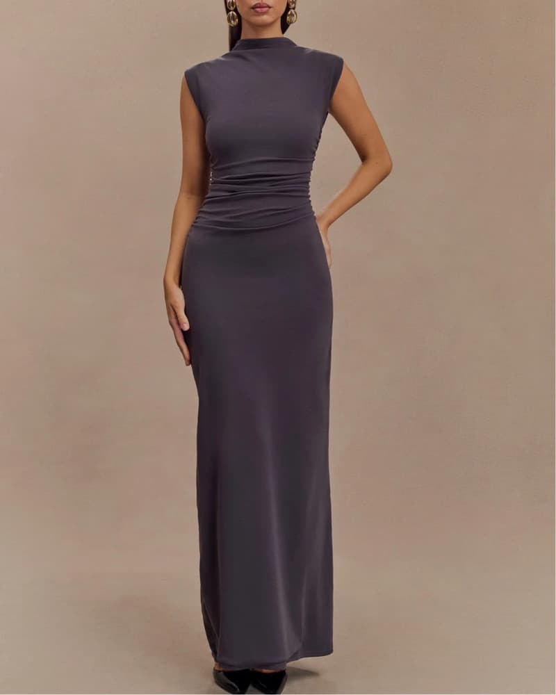 Elliot High Neck Sleeveless Maxi Dress  - Image 1