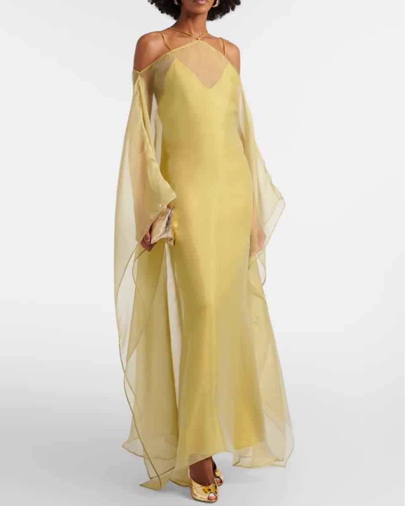 TALLER MARMO Sza Spirito organza kaftan - Image 1