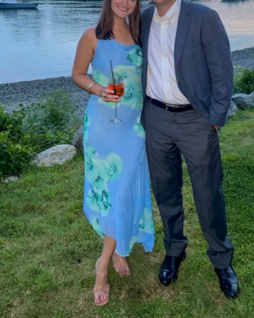 Mango Blue Dress - Image 3