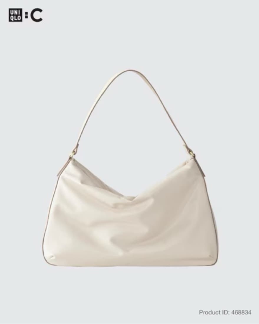 Uniqlo C Faux Leather Puffy Bag - Image 2