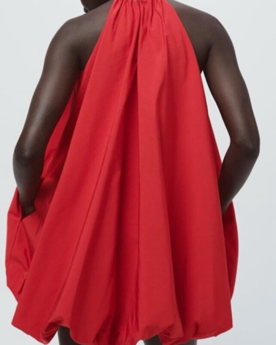 Red Bubble Dress - Image 5