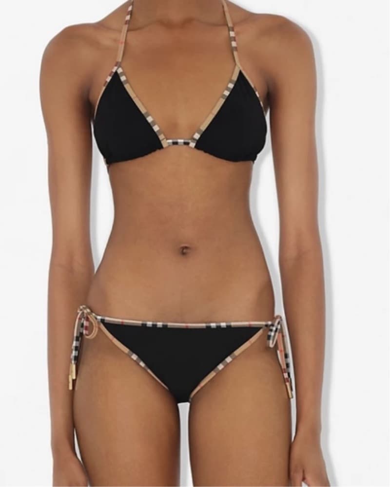 Chic Burberry Bikini Top - Image 2