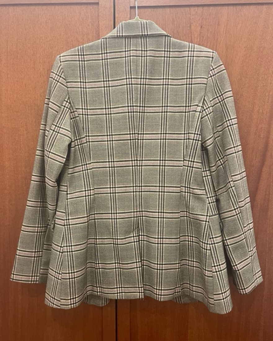Topshop Plaid Blazer - Image 6