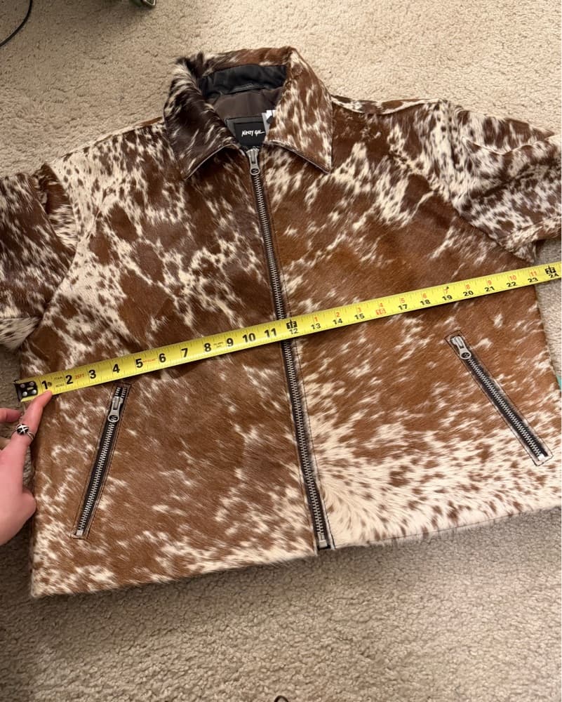 Cow Hide Leather Jacket  - Image 2