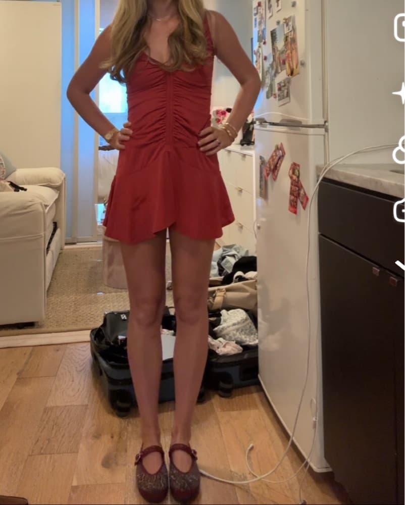 With Jéan Bobby Red Mini Dress - Image 2