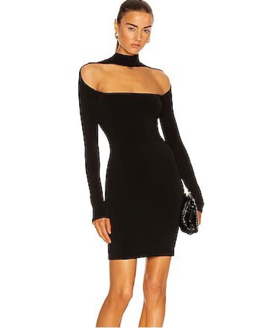 Sheer Insert Mini Dress - Image 2