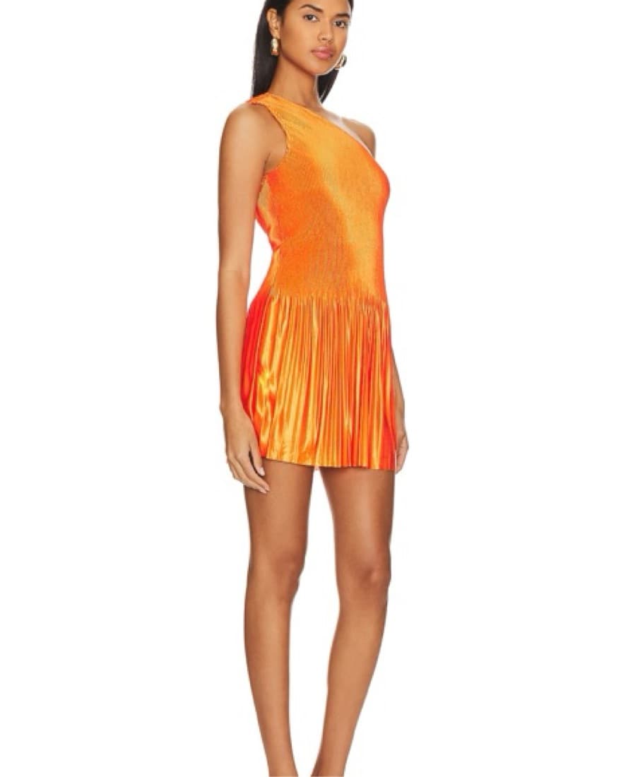 NBD Orange Ekta Mini Dress - Image 2