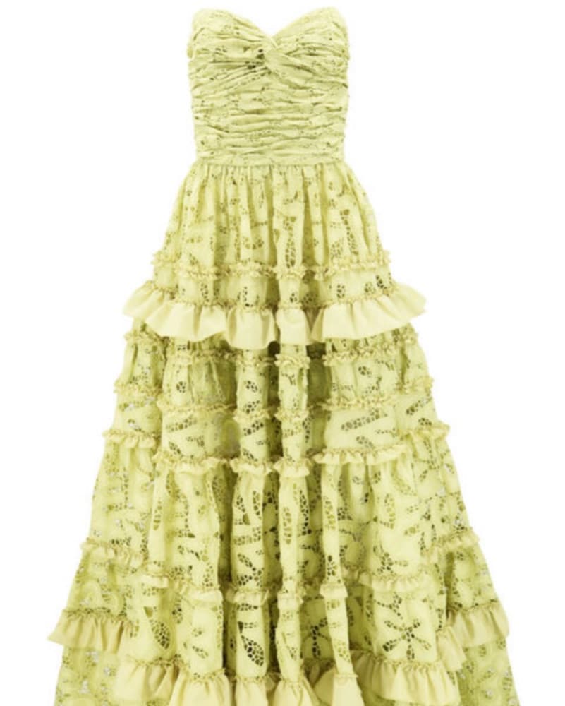 Alexis- Lace Ruffle Maxi Dress - Image 2