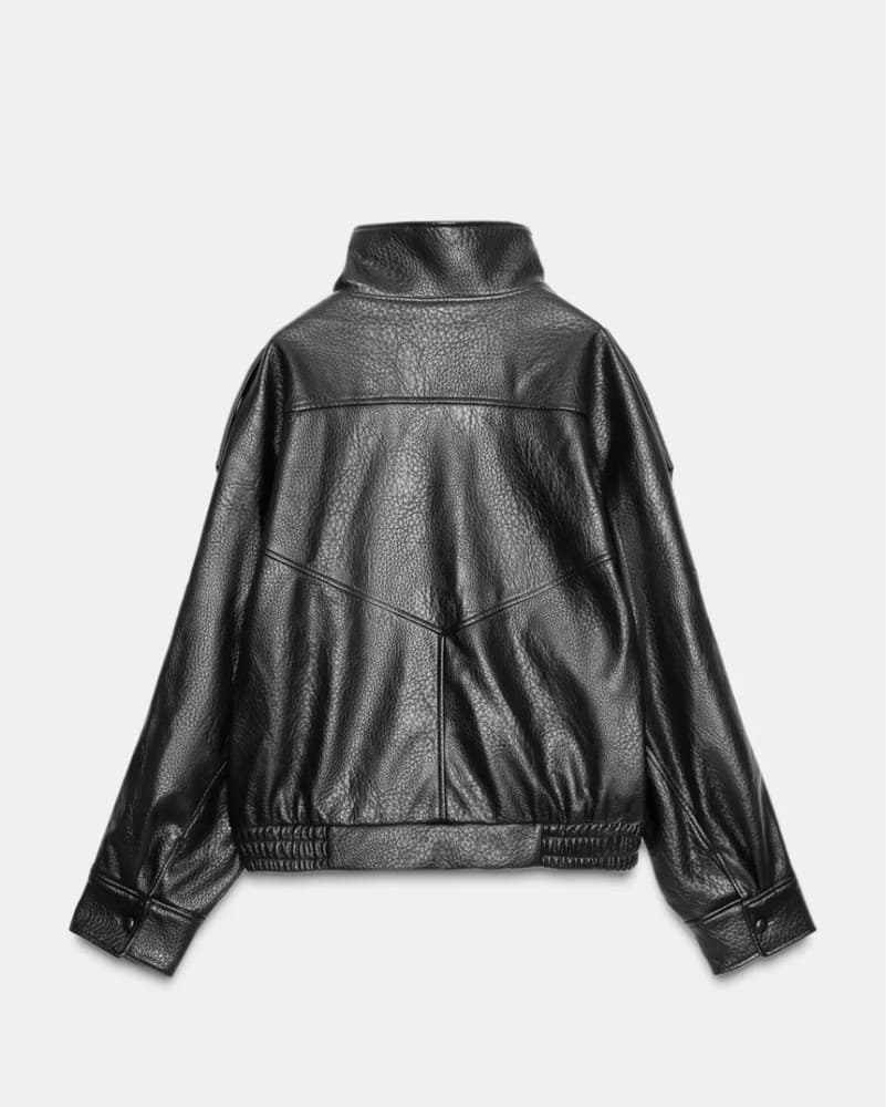 Viral Zara Leather Jacket - Image 2