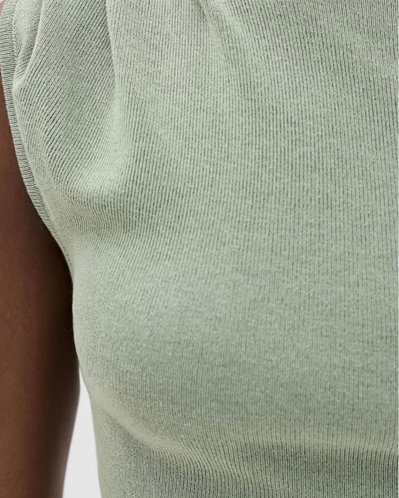 Chic One-Shoulder Ribbed Midi Dress - Image 5