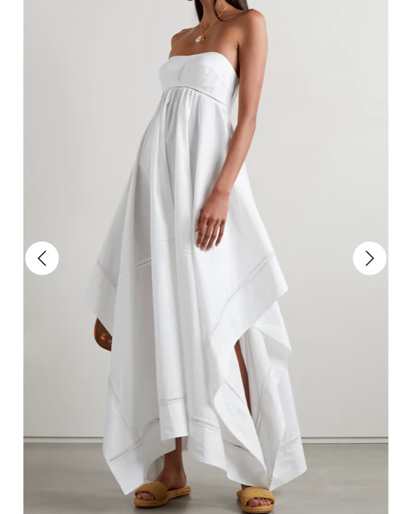 ALC Blanca White Dress - Image 1