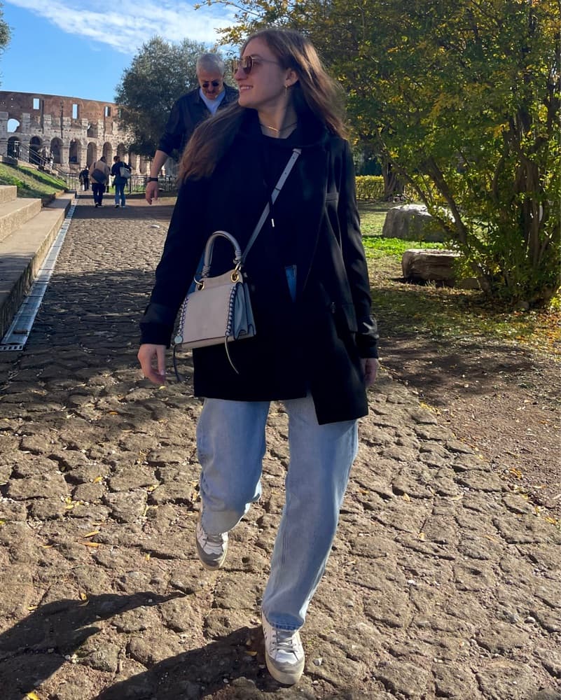 Zara Oversized Black Blazer - Image 1