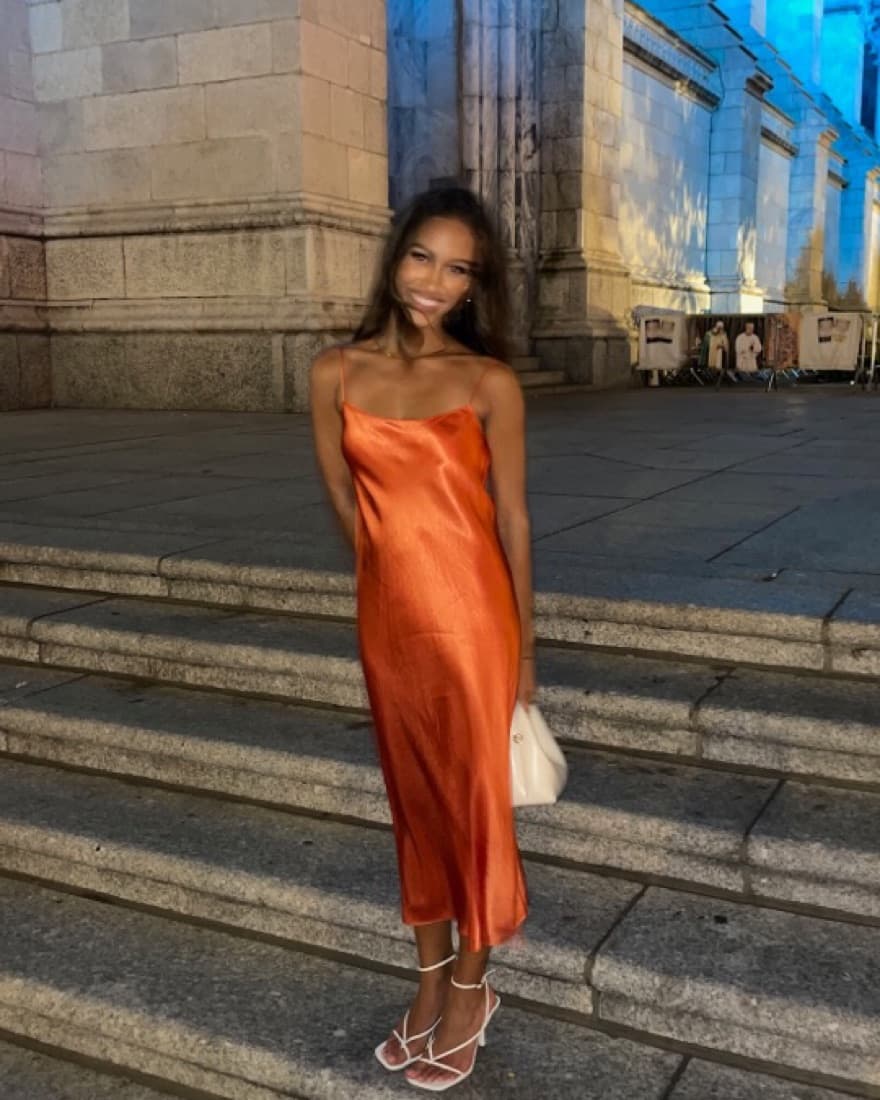 Vince Satin Dress - Image 1