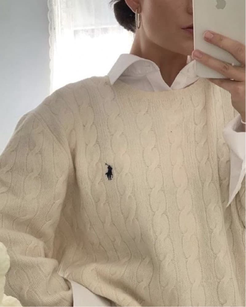 Polo cable knit - Image 2