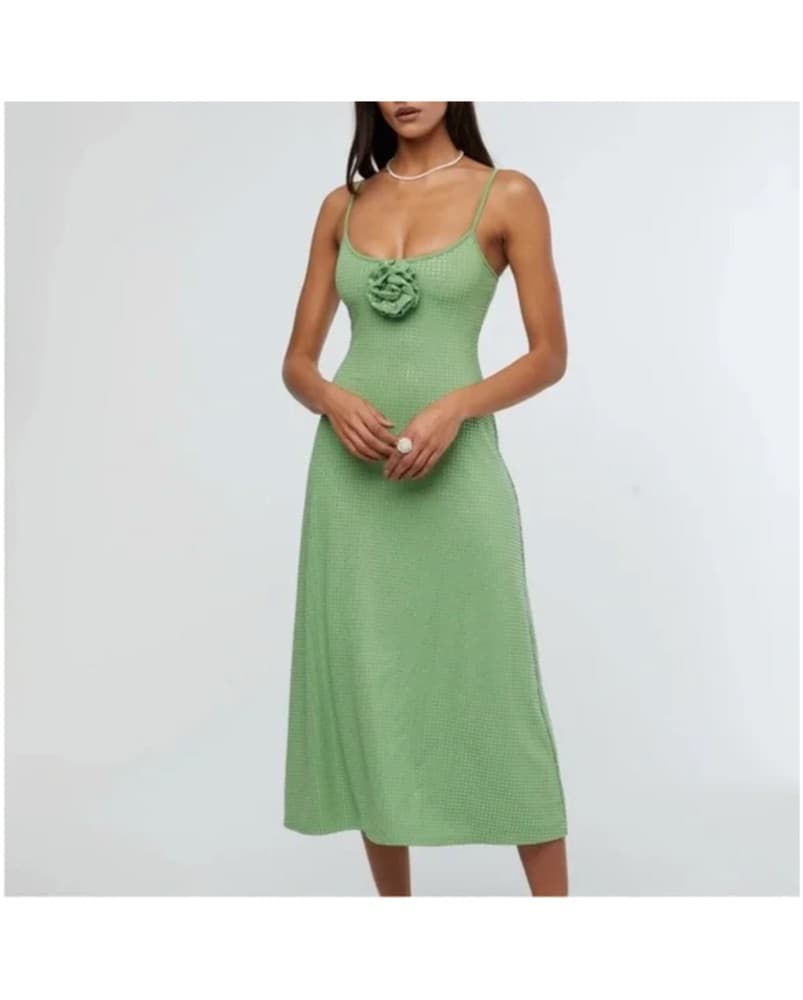 WeWoreWhat Crystal Slip Dress - Image 1