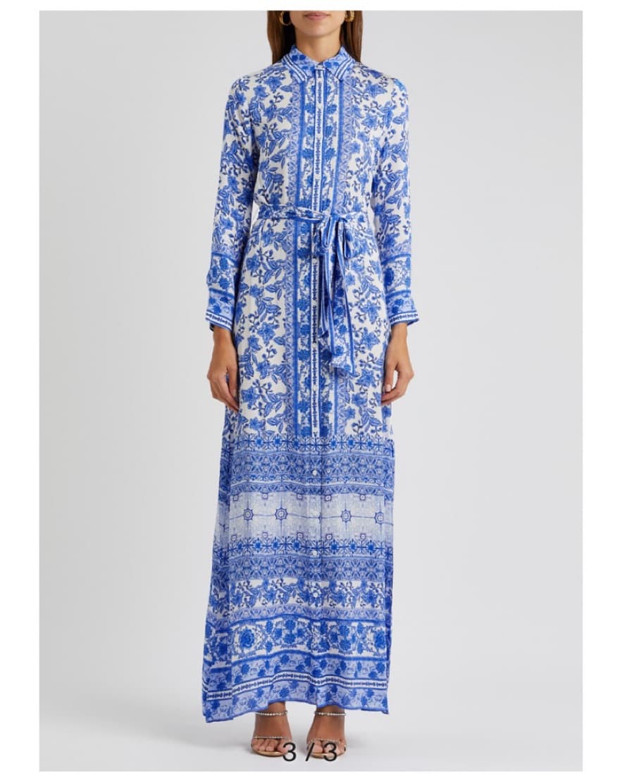 Alice + Olivia Printed Satin Dress - Image 2