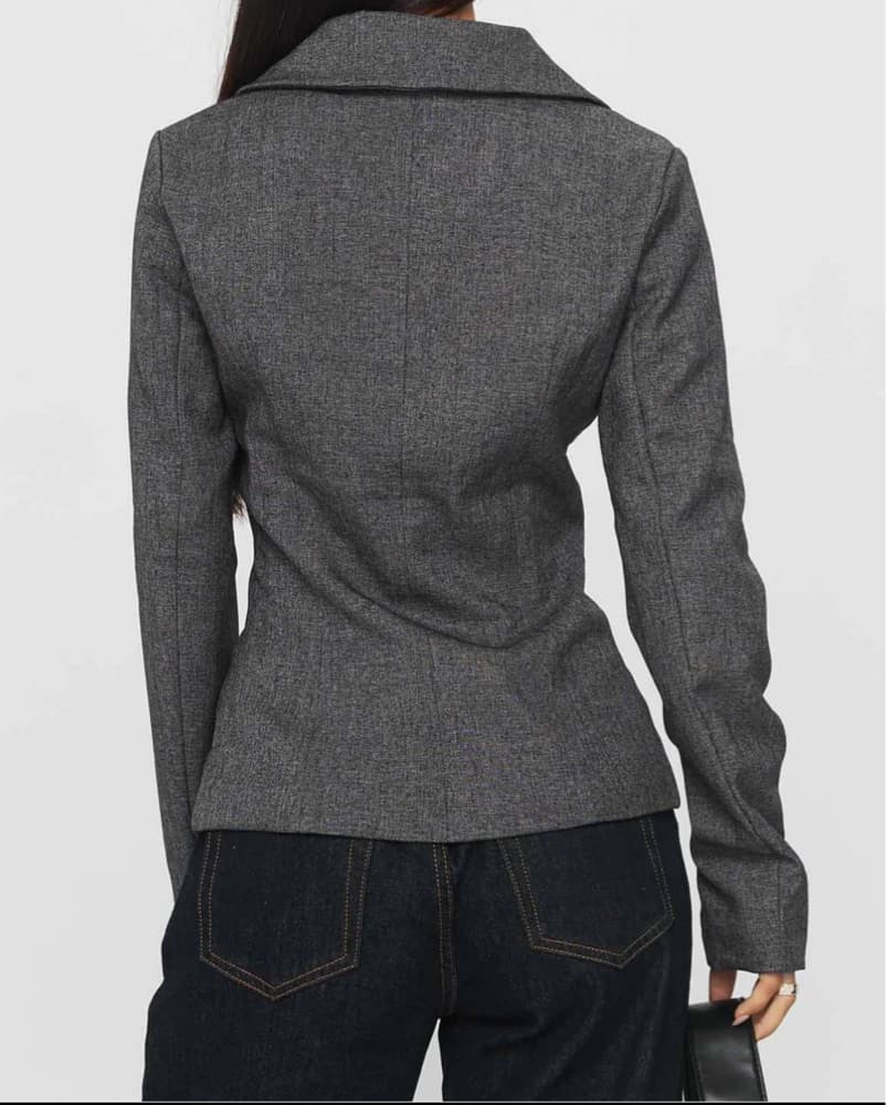 Tweedle Jacket Grey  - Image 2