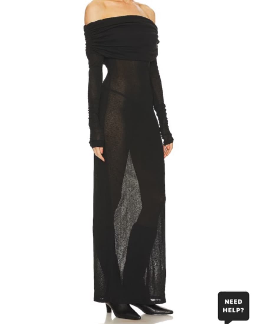 Chantal Sheer Gown Revolve  - Image 2
