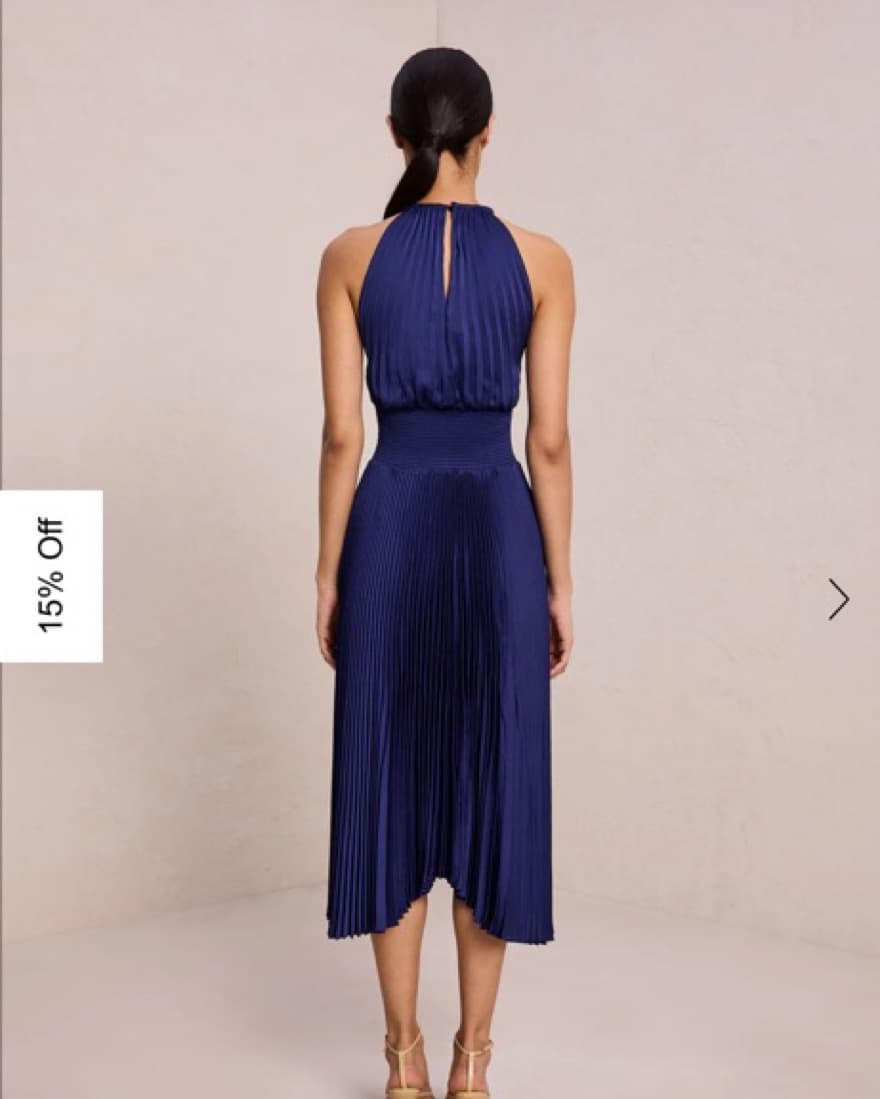ALC Renzo Pleated Dress - Image 2