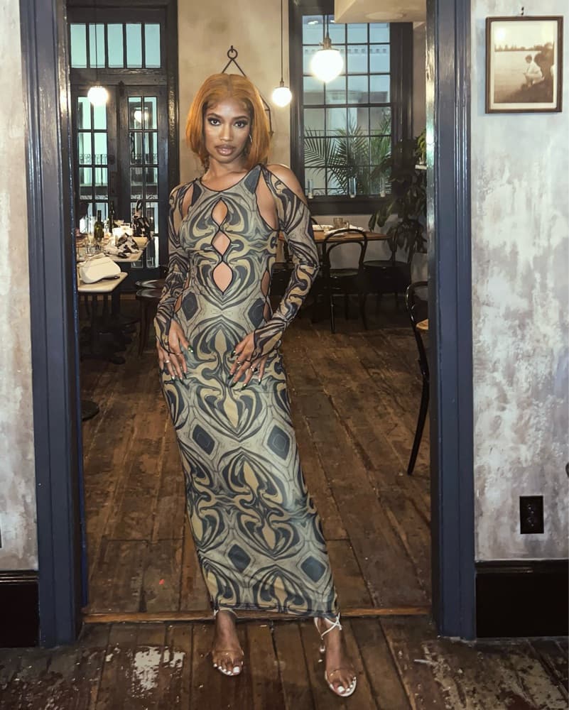 The Kript abstract-pattern dress  - Image 1