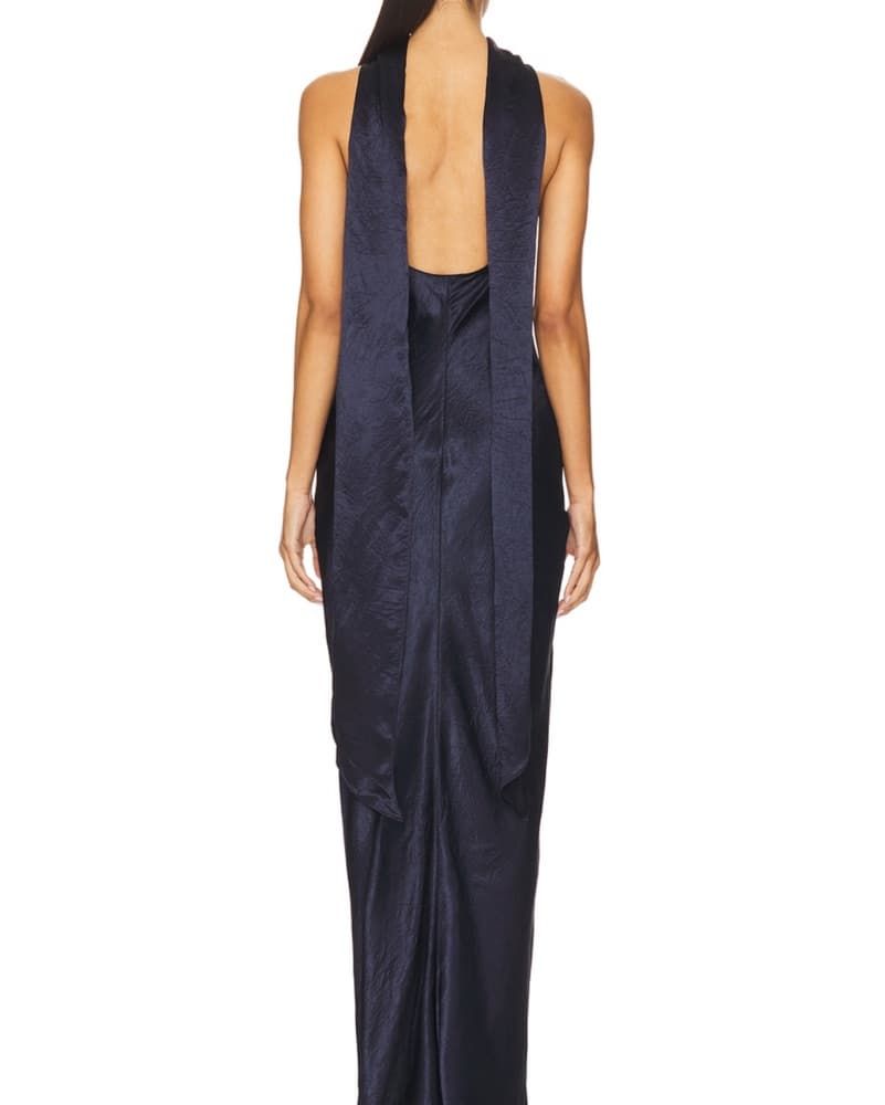 Ashton Maxi Dress In Navy - Image 3