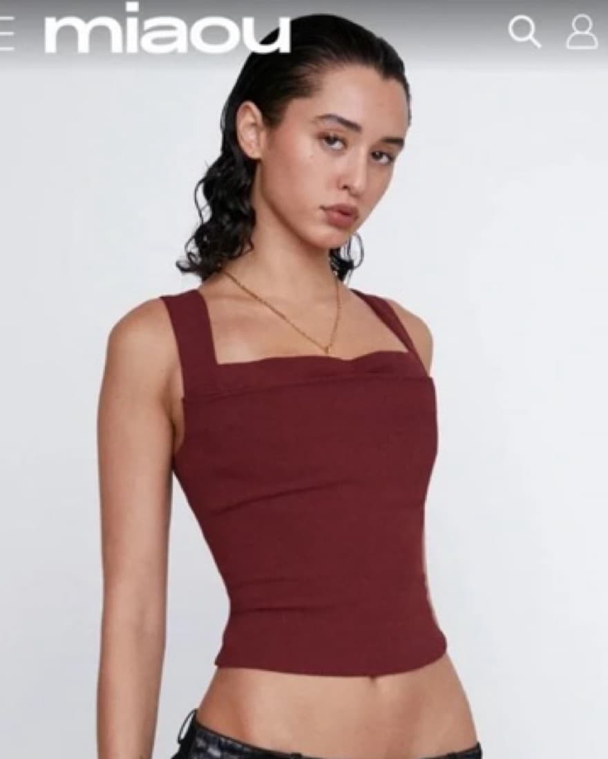 Miaou Imogene Corset Burgundy - Image 1