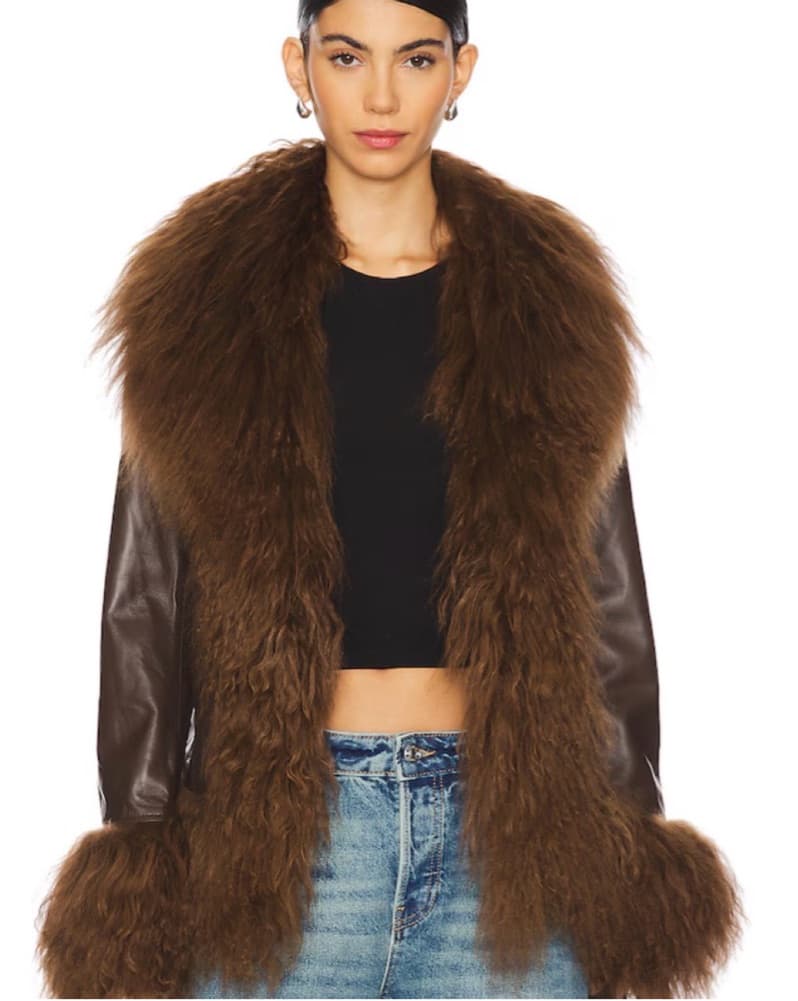 Susanna Chow Dorothy Leather Coat - Image 2