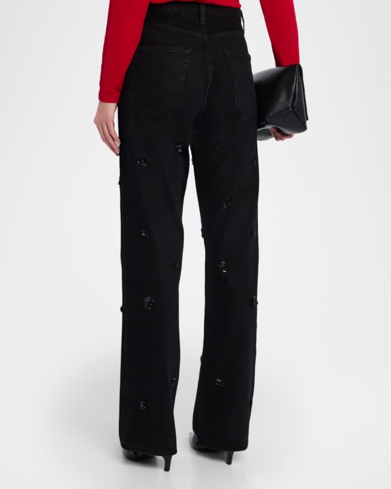 Frame Embellished Vertical Jean - Image 3