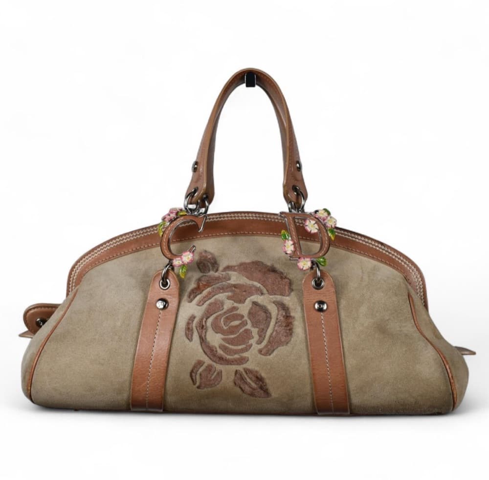 RARE Christian Dior Floral Detective Bag - Image 1