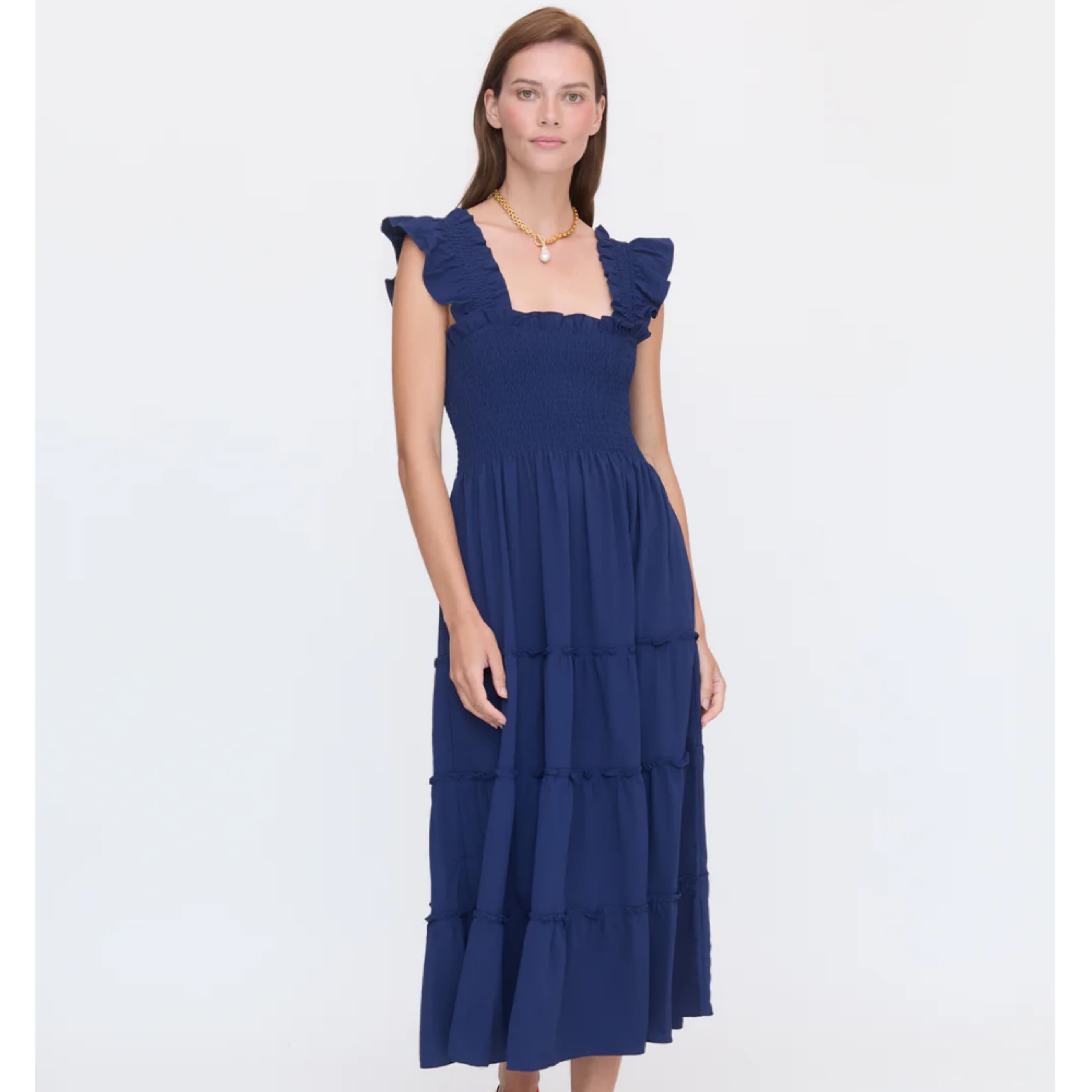 Hill House Ellie Navy Nap Dress  - Image 2