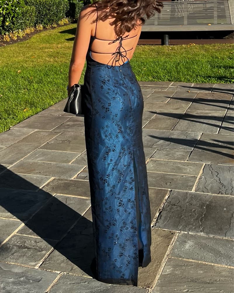 Vintage Blue Gown - Image 3